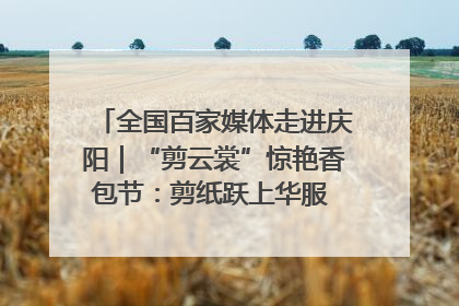全国百家媒体走进庆阳｜“剪云裳”惊艳香包节：剪纸跃上华服 非遗焕发新彩